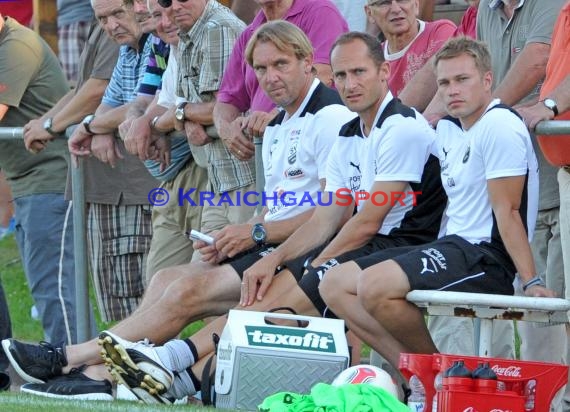 Testspiel SV Spielberg - SV Sandhausen im Talberg-Stadion (© Kraichgausport / Loerz)